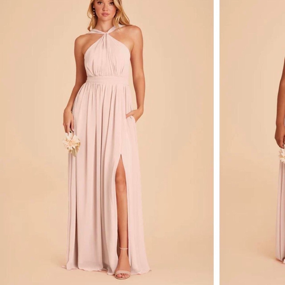 blush pink formal dress - Picture 2 of 4
